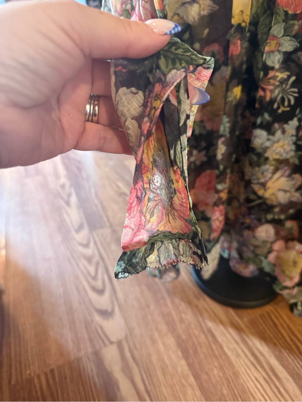 Zimmermann shirt and tank set. Chiffon silk. Puffed sleeves. Worn once - Picture 8 of 10